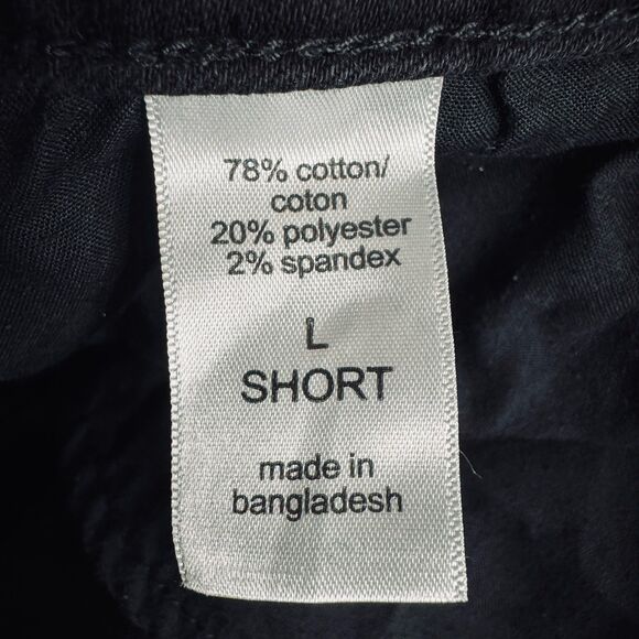 Maurices M Jeans Mid Rise Womens L Short Black Denim Stretch Measures 32 x 26 - Picture 4 of 8